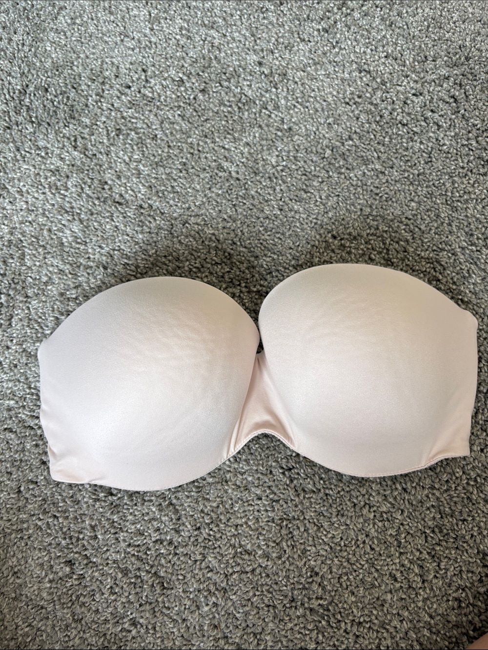 Victoria's Secret Strapless Molded Bandeau - Light Blush